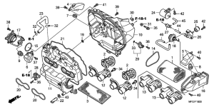 CB600F Воздухоочиститель