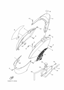YW50F Боковые обтекатели