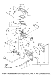 XVS1300BG Фонарь