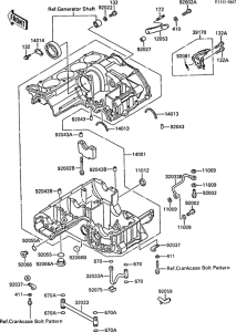 ZL1000 Crankcase(-zlt00a-001112)
