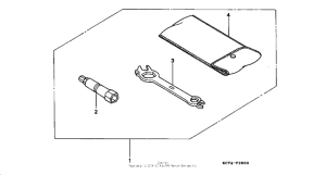 XR400R Инструмент