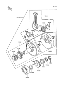 KL600 Коленвал