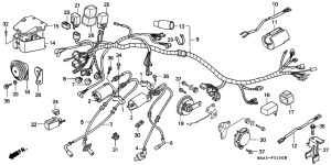 VT1100C Harness wire