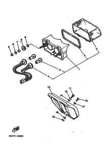 RZ350 RZ350U Taillight unit ass`y