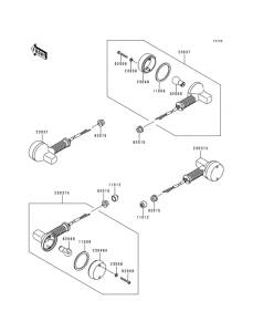 KLX300R Повторитель сигналов