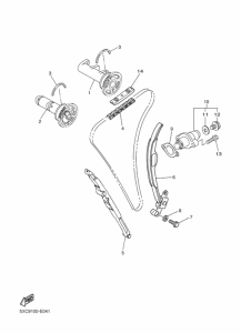 YZ250F Camshaft & chain