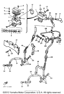 XVZ12DN Главный тормозной цилиндр