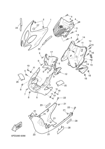 YQ50 Ветровое стекло