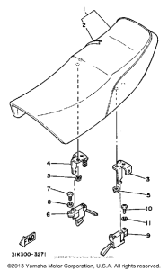 RZ350NCII Сиденье