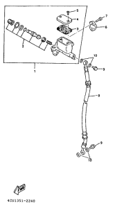 YE50 Задний торм цилиндр