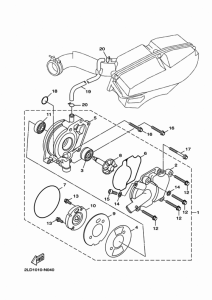 XC125R Водяной насос