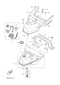 VP300 Топливный бак