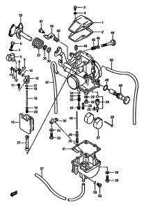 DR600 Carburetor assy