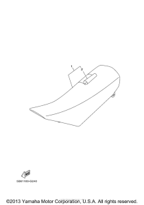 TTR110E Сиденье