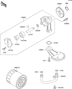 EX500 Масляный насос