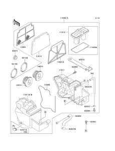 EX250 Воздушный фильтр