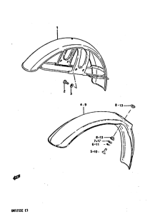 DR125 Переднее крыло