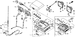 GL1500A Radio cassette (a / se)