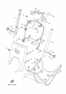 XF50 XF50X Щиток облицовочный