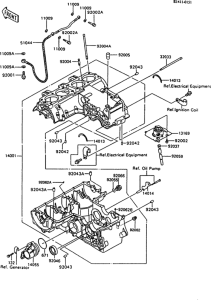 ZX600 Картер двигателя