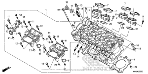  Головка цилиндров
