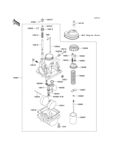 KE100 Carburetor(1 / 2)(cn)(ke100-b16)
