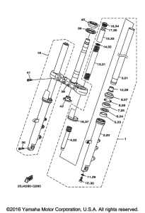 FZ6RHCS Передняя вилка