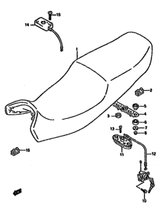 GSX750 Пружина