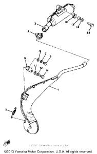 YZ125F Выхлопная система
