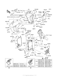 KL650 Радиатор