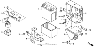 CB250 Аккумулятор