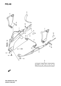 GSX-R600 Under cowling