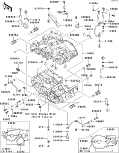 EX500 Crankcase(1 / 2)