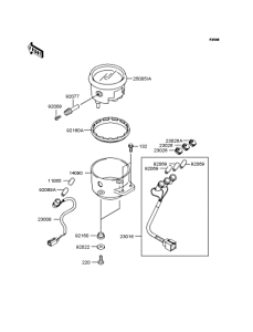 BN125 Спидометр