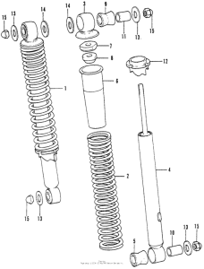 SL70 Rear shock absorber k1