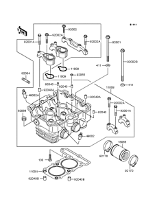 EX250 Головка цилиндров