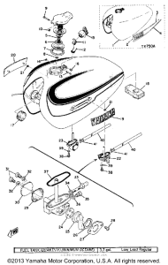 TX750 Топливный бак