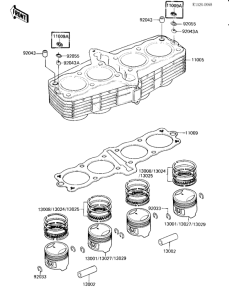 ZX750 Cylinder / pistons