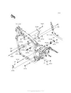 VN1700 Рама ,крепежные детали