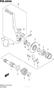 RM85L Кик стартер