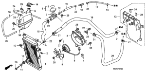 FJS600 Радиатор