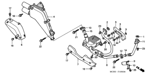 XL650V Глушитель