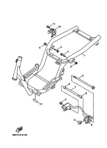 XF50 XF50X Frame comp