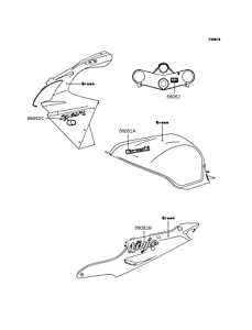 ZX900 Наклейки