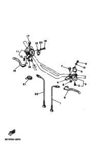 TW200E Interruptor  manillar&palanc