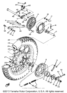 XS400H Переднее колесо