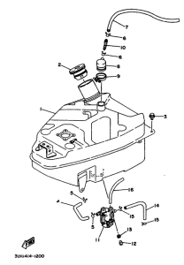 XC150 Топливный бак