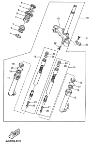 CW50 Передняя вилка