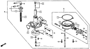 CT90 Carburetor 78-79