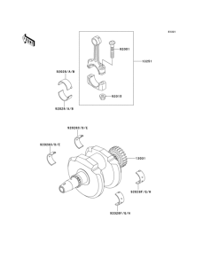 VN250 Коленвал